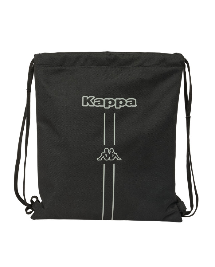 Backpack with Strings Kappa Dark Black 35 x 40 x 1 cm