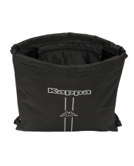 Backpack with Strings Kappa Dark Black 35 x 40 x 1 cm