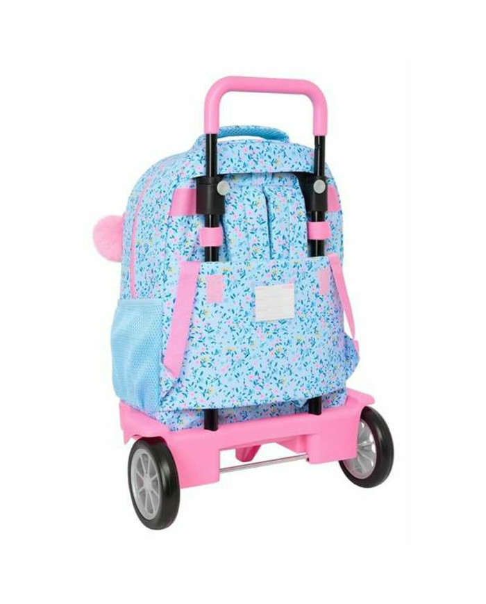 School Bag Vicky Martín Berrocal Paraíso Blue Pink 33 x 45 x 22 cm