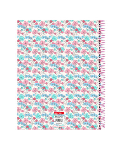 Notebook Moos Flores Multicolour A4 120 Sheets