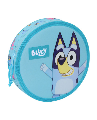 Pencil Case Bluey Sky blue 18 Pieces