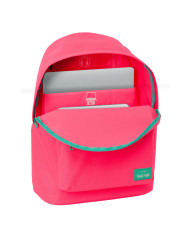 Laptop Backpack Nait Nait Fluor Pink 31 x 41 x 16 cm