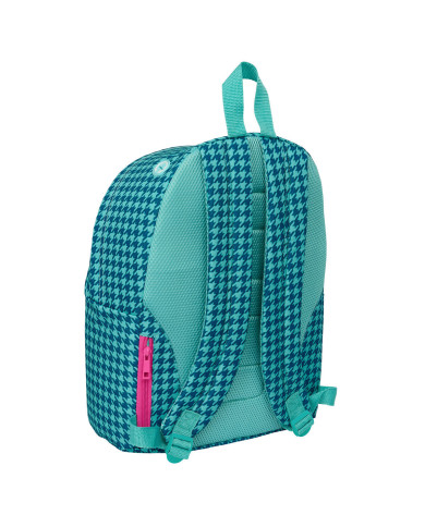 Laptop Backpack Nait Nait Pata de gallo verde Green 31 x 41 x 16 cm