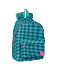 Laptop Backpack Nait Nait Pata de gallo verde Green 31 x 41 x 16 cm