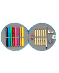 Pencil Case The Paw Patrol Pups rule Blue 18 Pieces