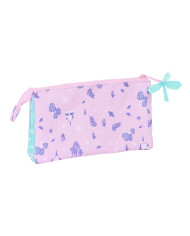 Triple Carry-all Frozen Cool days Violet Sky blue 22 x 12 x 3 cm