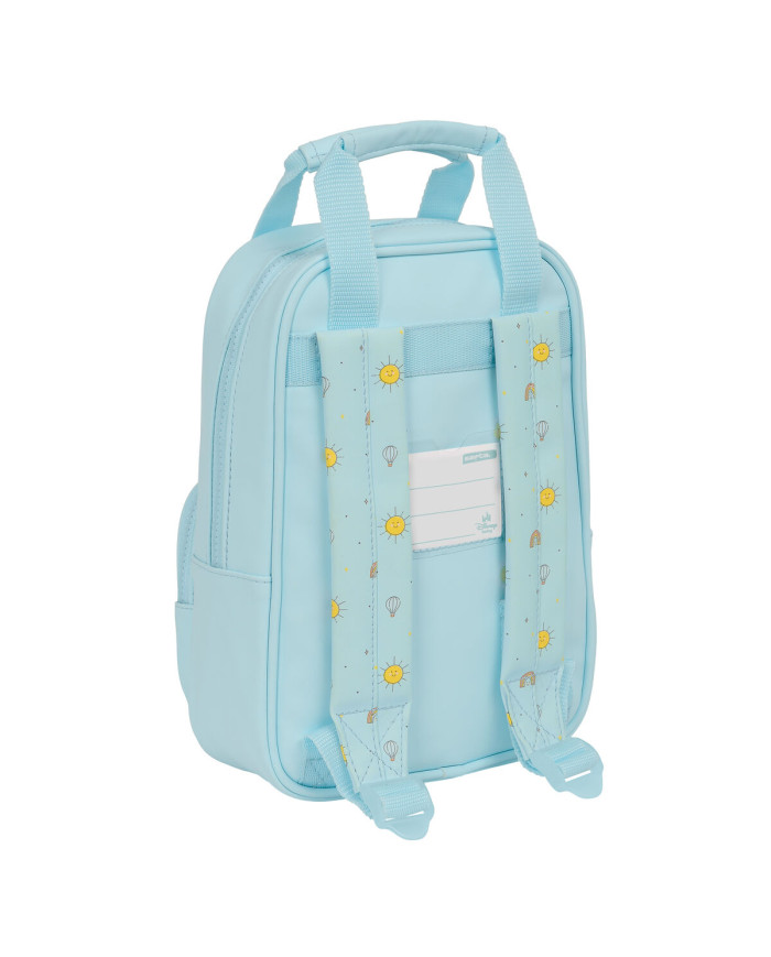 School Bag Mickey Mouse Clubhouse Baby Light Blue 20 x 28 x 8 cm