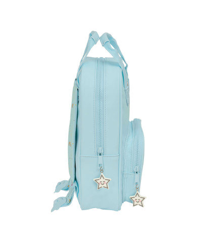 School Bag Mickey Mouse Clubhouse Baby Light Blue 20 x 28 x 8 cm