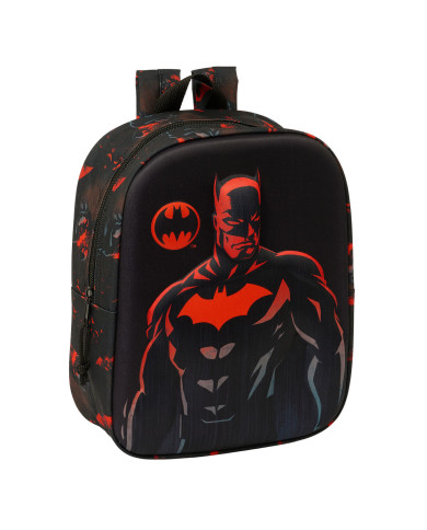 School Bag Batman Black 22 x 27 x 10 cm 3D
