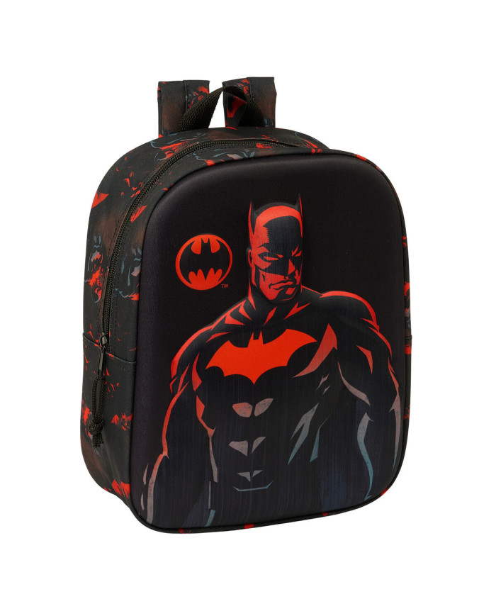 School Bag Batman Black 22 x 27 x 10 cm 3D