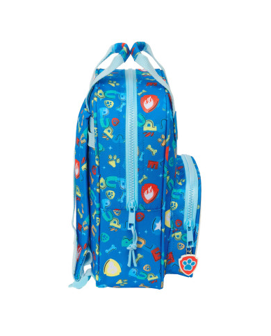 School Bag The Paw Patrol Pups rule Blue 20 x 28 x 8 cm