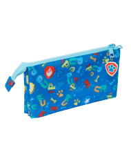 Triple Carry-all The Paw Patrol Pups rule Blue 22 x 12 x 3 cm