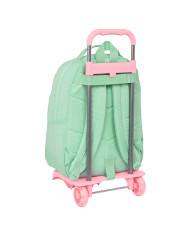 School Rucksack with Wheels BlackFit8 Moon Green 32 x 42 x 15 cm