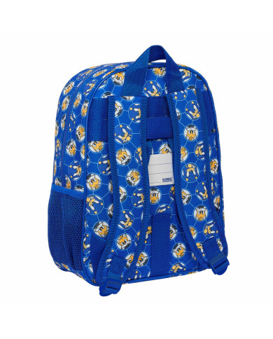 School Bag Sonic Prime Blue 26 x 34 x 11 cm