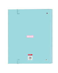 Ring binder Moos Butterflies Blue 27 x 32 x 3.5 cm