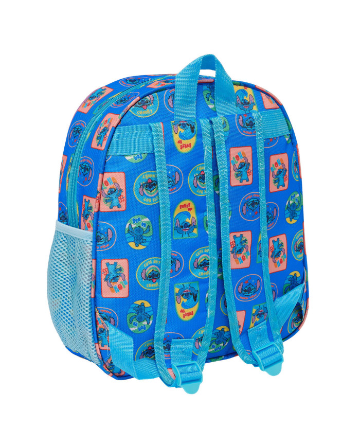 School Bag Stitch Blue 27 x 33 x 10 cm