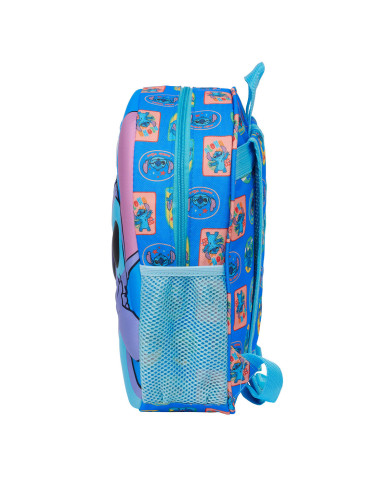 School Bag Stitch Blue 27 x 33 x 10 cm