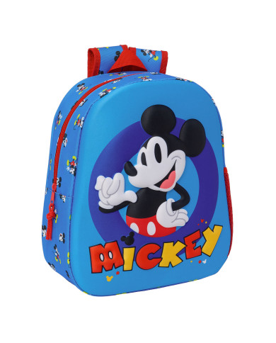 School Bag Mickey Mouse Clubhouse Blue 27 x 33 x 10 cm