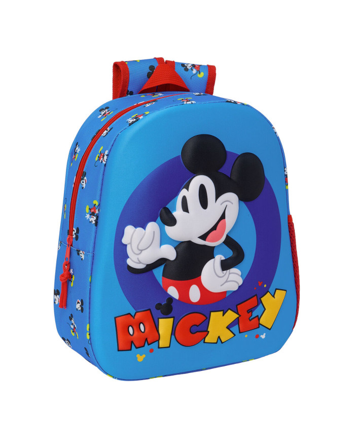 School Bag Mickey Mouse Clubhouse Blue 27 x 33 x 10 cm