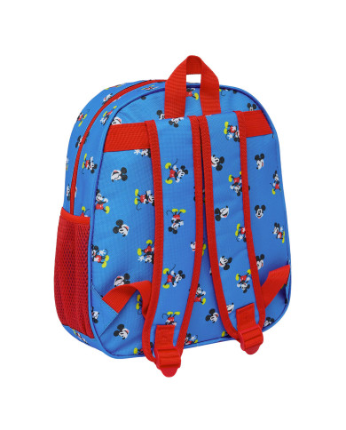 School Bag Mickey Mouse Clubhouse Blue 27 x 33 x 10 cm