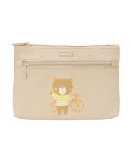 School Case Safta Osito Bear Beige 23 x 16 x 3 cm