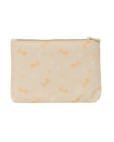 School Case Safta Osito Bear Beige 23 x 16 x 3 cm