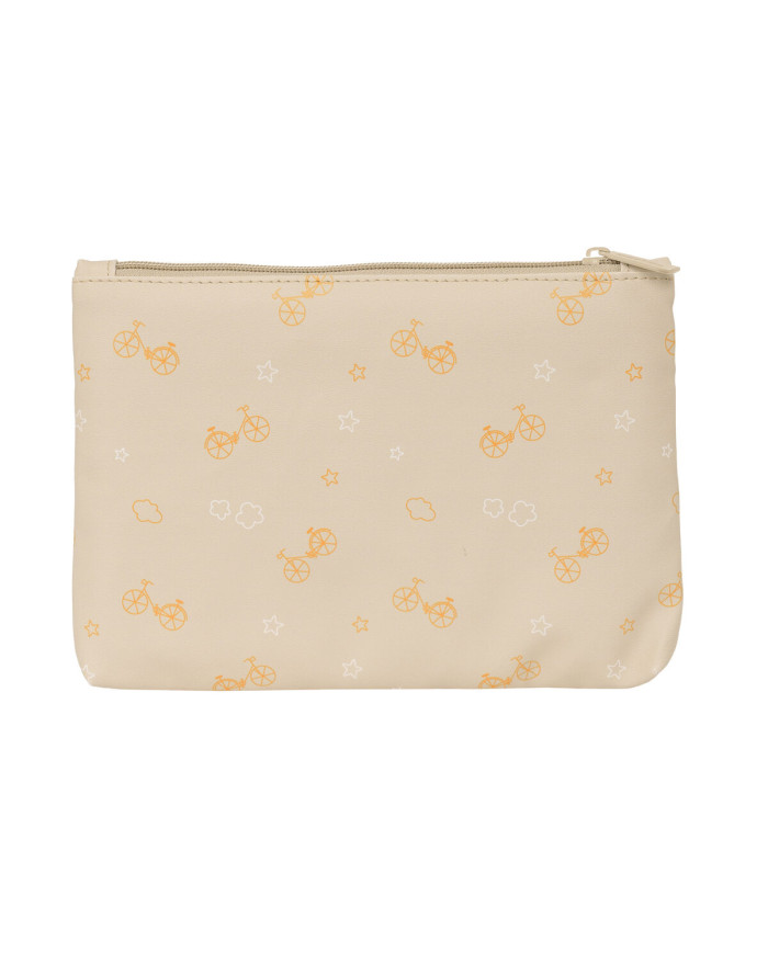 School Case Safta Osito Bear Beige 23 x 16 x 3 cm