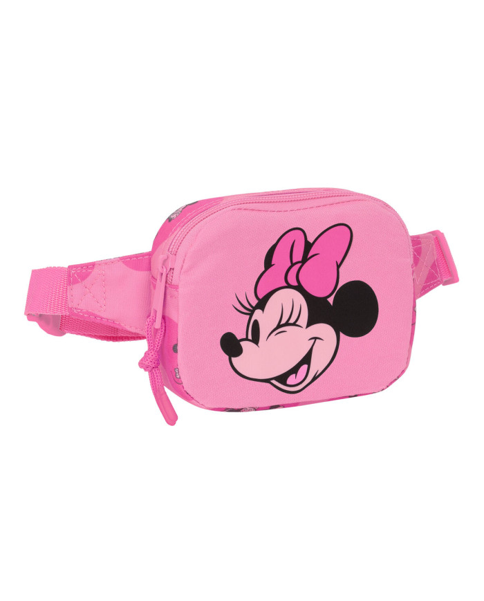 Belt Pouch Minnie Mouse Loving Pink 14 x 11 x 4 cm