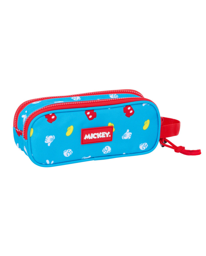 Double Carry-all Mickey Mouse Clubhouse Fantastic Blue Red 21 x 8 x 6 cm