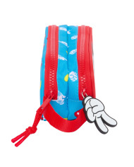 Double Carry-all Mickey Mouse Clubhouse Fantastic Blue Red 21 x 8 x 6 cm