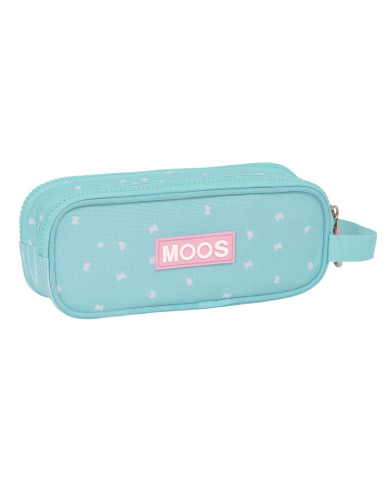 Double Carry-all Moos Butterflies Light Blue 21 x 8 x 6 cm
