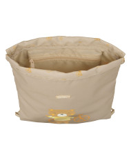 Backpack with Strings Safta Osito Beige 26 x 34 x 1 cm