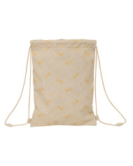 Backpack with Strings Safta Osito Beige 26 x 34 x 1 cm