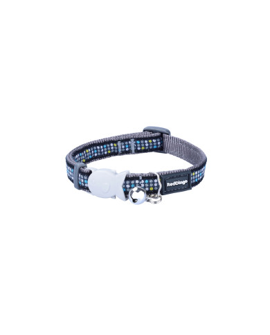 Cat Collar Red Dingo Modern on Cool 20-32 cm Grey