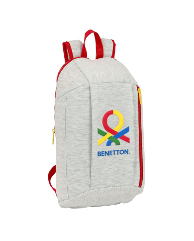 Casual Backpack Benetton Pop Grey 10 L