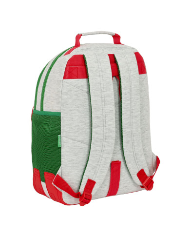 School Bag Benetton Pop Grey (32 x 42 x 15 cm)