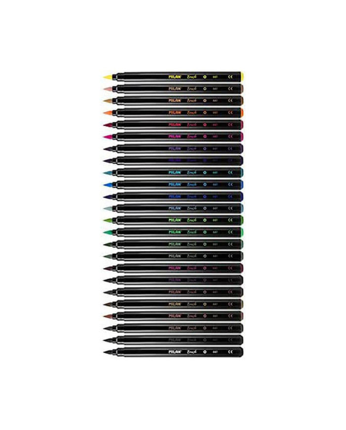 Set of Felt Tip Pens Milan Multicolour 24 Pieces