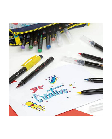 Set of Felt Tip Pens Milan Multicolour 24 Pieces
