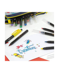 Set of Felt Tip Pens Milan Multicolour 24 Pieces