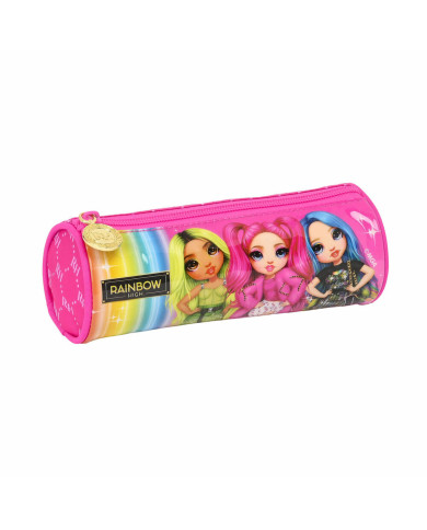 Cylindrical School Case Rainbow High Fuchsia (20 x 7 x 7 cm)