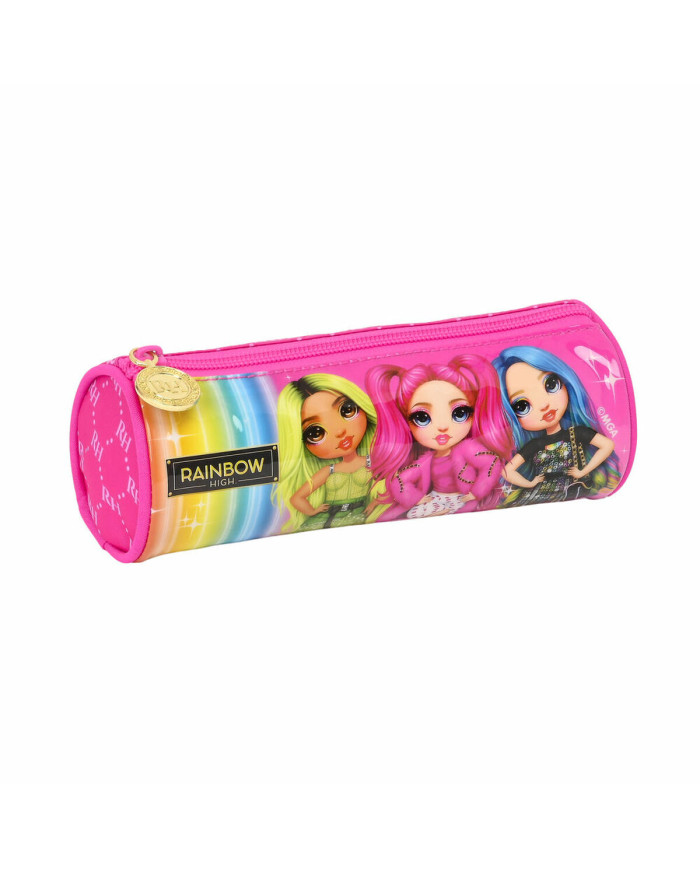Cylindrical School Case Rainbow High Fuchsia (20 x 7 x 7 cm)
