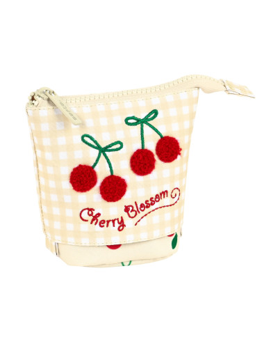 Pencil Holder Case Safta Cherry Beige (8 x 19 x 6 cm)