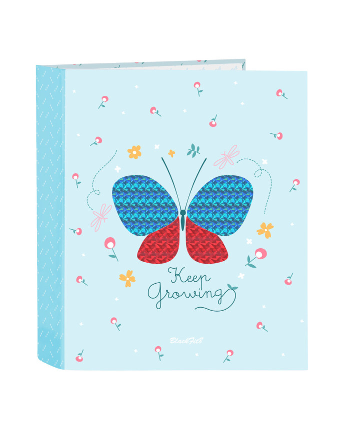 Ring binder BlackFit8 Mariposa Blue A4 27 x 33 x 6 cm