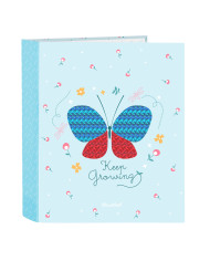 Ring binder BlackFit8 Mariposa Blue A4 27 x 33 x 6 cm