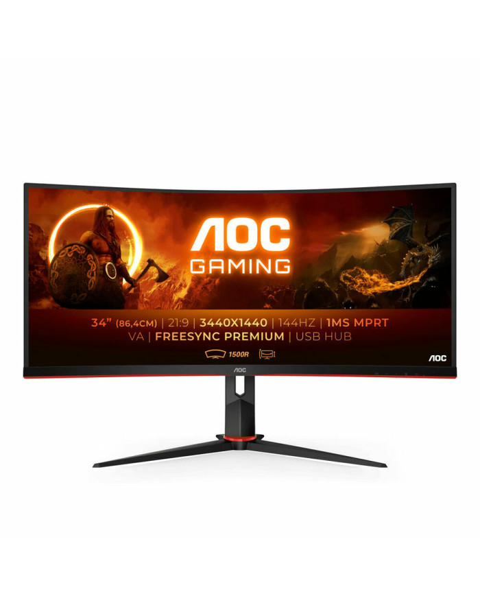 Monitor AOC CU34G2X/BK 34" HD LED