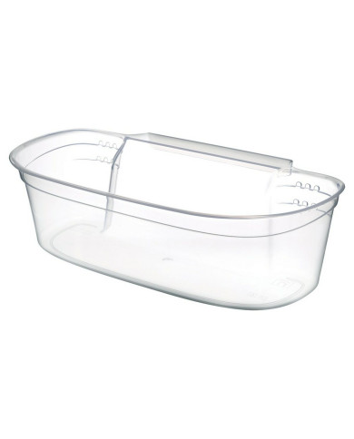 Rubbish Bin Gondol_G-550 Transparent White Plastic