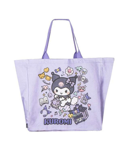 Shopping Bag Hello Kitty Kuromi  Lilac 48 x 43 x 17 cm