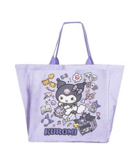 Shopping Bag Hello Kitty Kuromi  Lilac 48 x 43 x 17 cm
