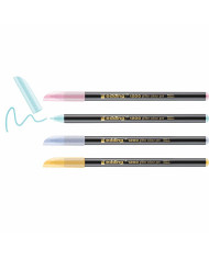 Set of Felt Tip Pens Edding 1200 Multicolour Cake Glitter 4 Pieces