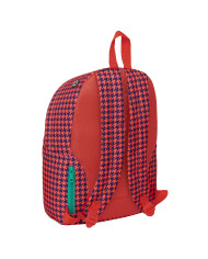 Laptop Backpack Nait Nait Pata de gallo coral Coral 31 x 41 x 16 cm
